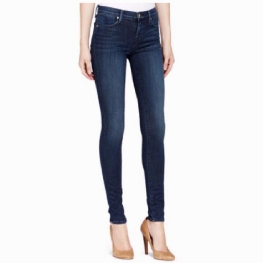 J Brand Mid Rise Indigo Skinny Jeans